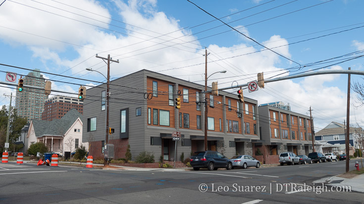 The Ten at Person Street townhomes